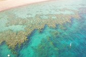 117-Вид кораллового рифа сверху